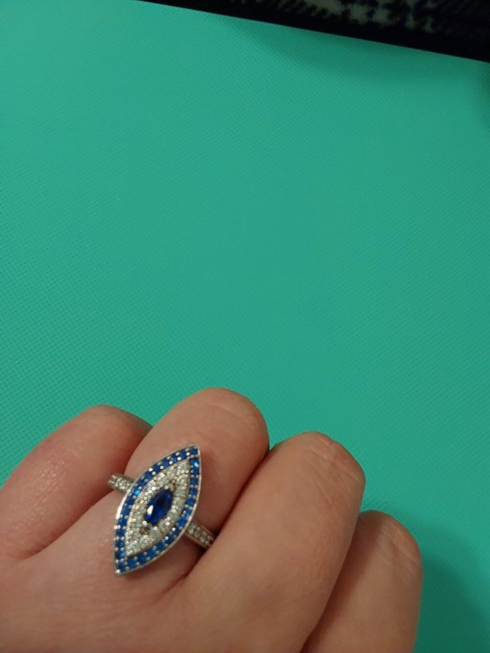 EVIL EYE RING ROSS SIMONS JEWELRY 2015 GORGEOUS - Picture 6 of 15